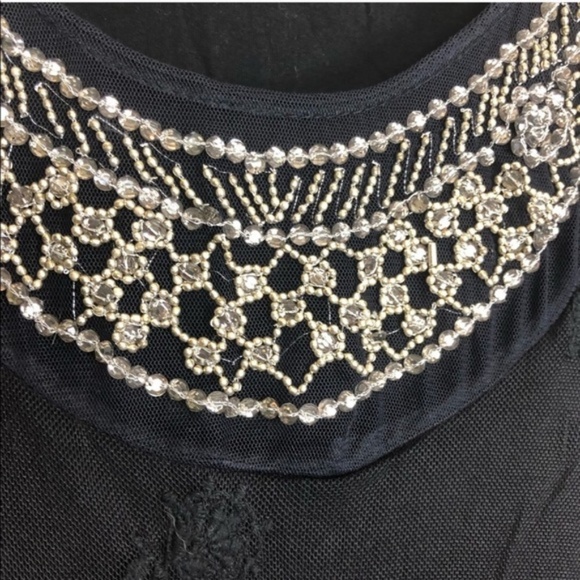 LF Beaded Little Black Dress xs - Picture 2 of 5